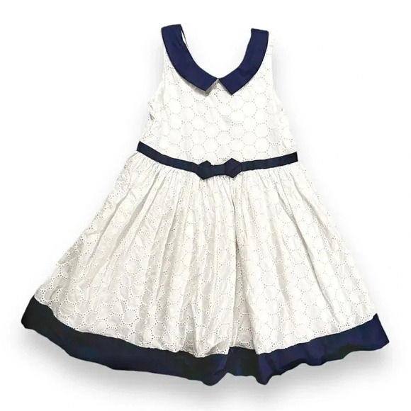 Janie & Jack | White Eyelet Sundress (3) ☀️ - Picture 1 of 6